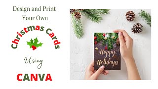 Create Your Own Christmas Cards Using Canva screenshot 2