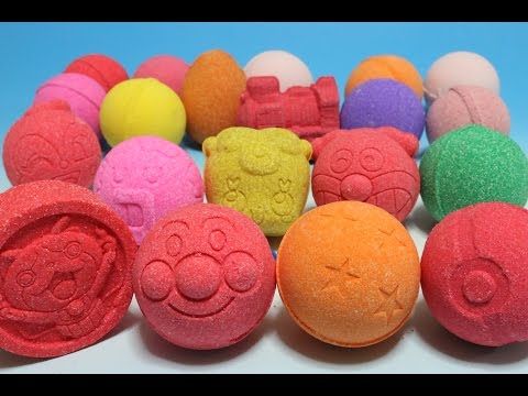 びっくらたまごバスボール×20 アンパンマン 妖怪ウォッチ ディズニー 仮面ライダー トッキュウジャー  プリキュア アイカツ ポケモン トミカ 新幹線 入浴剤 ふなっしー ドラゴンボール おもちゃ