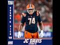 Bill Carroll's 32 Picks In 32 Days JC Davis 6'4 3 8 322 5 16 40 Pick 192 NY Giants