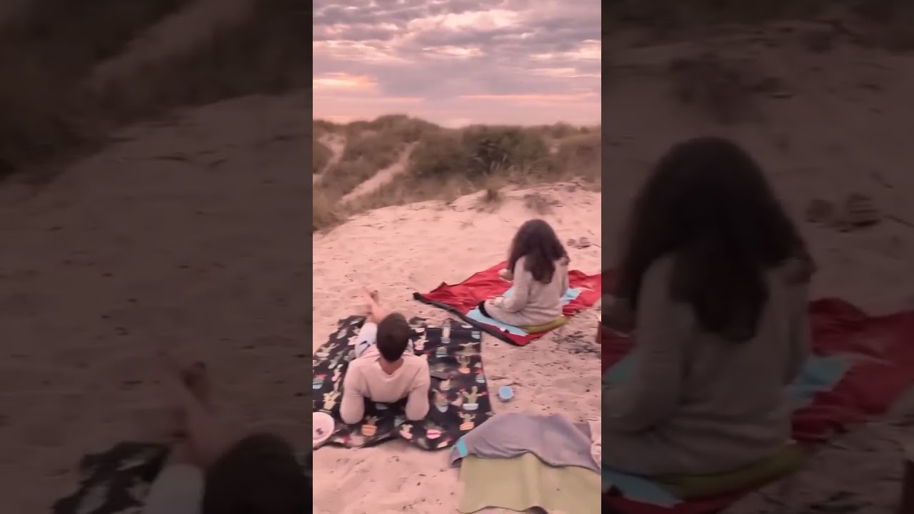 Mantra Drum at the beach. 