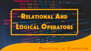 Relational And Logical Operators Tutorial | Chapter 3 | Computer 10 Class Sindh Board
