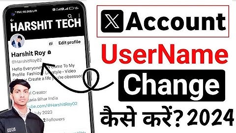 How to Change Username on X (Twitter) | X (Twitter) Account username Change Kaise kare 2025