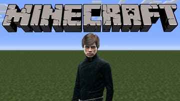 Minecraft Building Luke Skywalker