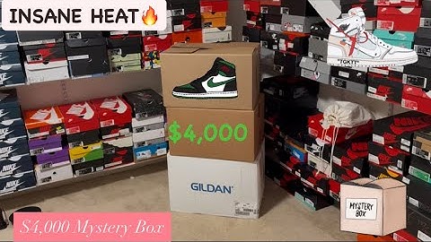 INSANE CRAZY HEAT INSIDE OF THIS $4,000 MYSTERY BOX FROM SNEAKER RESELLER !