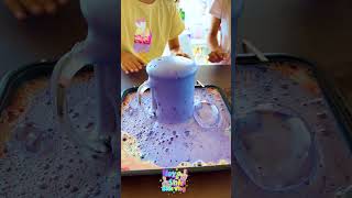 Epic Purple Foam experiment ! 😲#experiment #shorts