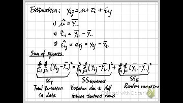 Statistics - Single Factor Experiment Design & ANOVA (F Test)