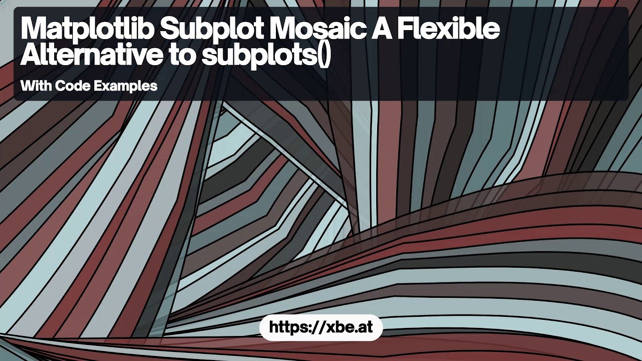 python matplotlib subplot grid - creating flexible... Matplotlib Subplot Mosaic: Creating Custom Layouts with Grid ...