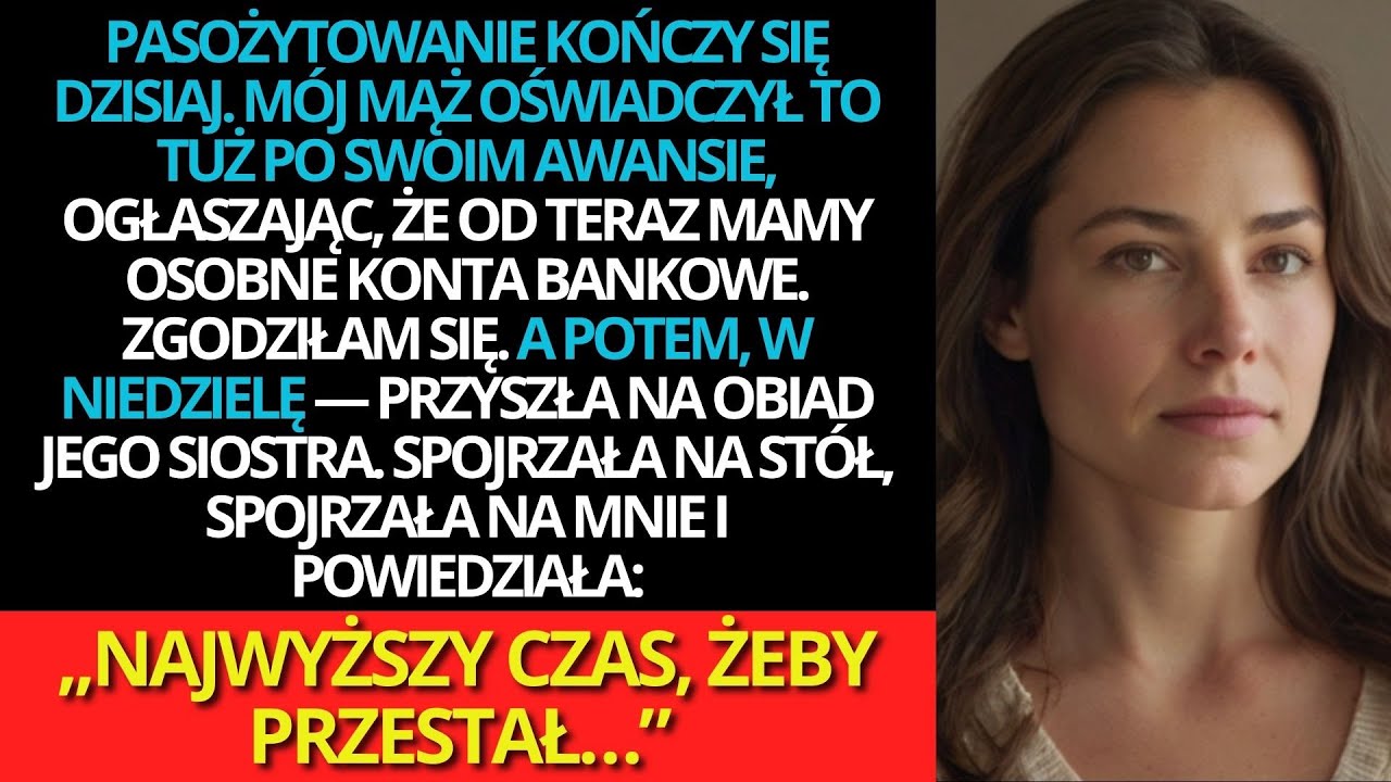 Mąż nazwał mnie pasożytką po awansie — więc pozwoliłam mu płacić za wszystko samemu