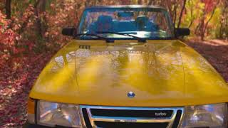 bringatrailer.com 1991 Saab Turbo Convertible SE Yellow Monte Carlo Yellow Yellow Saab 900 Convertible