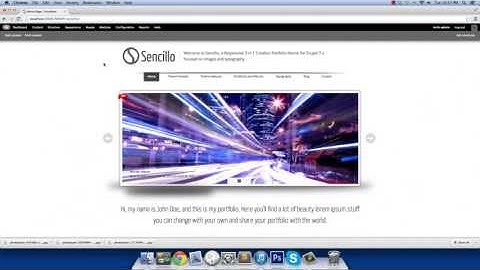 Creating a New Album - Sencillo Responsive Drupal Theme
