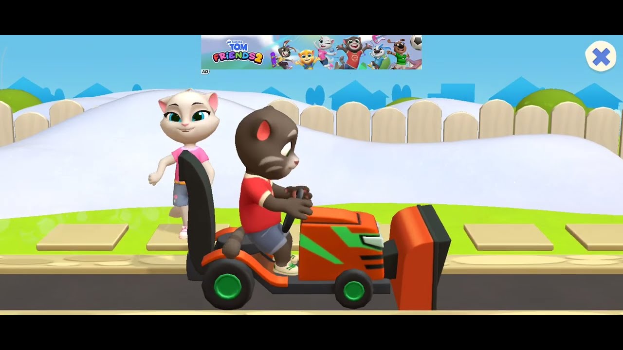 Tom friends 2 game video 👍🏻🥰 cat wala video 