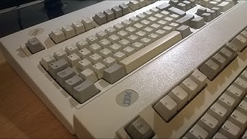 IBM Model M blue label v grey label keyboard sound comparison