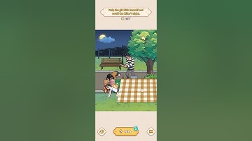 Brain Puzzle Tricky Quest - Hide Self - Help the girl hide herself and avoid the killer sight #games