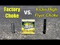 Usine contre kicks high flyer  test du tube dtranglement pour fusil de chasse