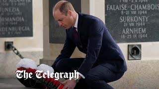 video: Prince William lays wreath at Tomb of the Unknown Soldier