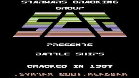 C64 Crack Intro: Starwars Cracking Group (SCG) 1987 Intro!