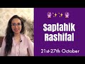 Saptahik rashifal  21st27th oct  easyvasstuweekly tarot reading in hindi