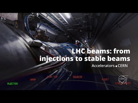 LHC beams: from injections to stable beams