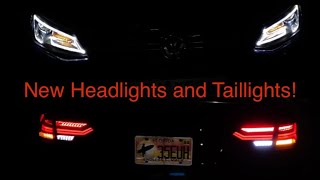 Headlights & Taillights Replacement (vland) for VW Jetta MK6