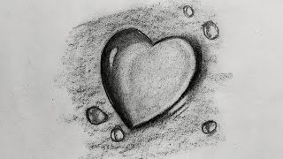 #shorts Water drop drawing of Heart  || Sd Arts || #heartdrawing #SdArts #SubirDas #Heart