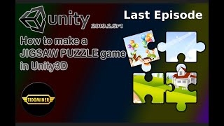 3 - Make a Jigsaw puzzle game in Unity3D - Episode 3(Last) screenshot 3