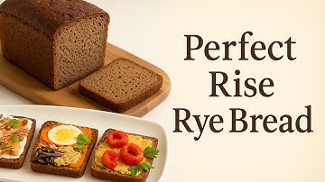 How to Make 100% Whole Grain Rye Sourdough Bread Recipe | Fermentation Technique for Better Rise