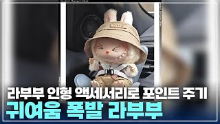 라부부 인형 옷으로 완벽 변신! 더 귀여워진 인형 #라부부  #팝마트인형  #귀여운차꾸템  #피규어추천  #알리익스프레스굿즈
