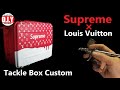 【How to】タックルボックスのカスタムペイント方法【DIY】Louis Vuitton × Supreme tackle box  Customizing