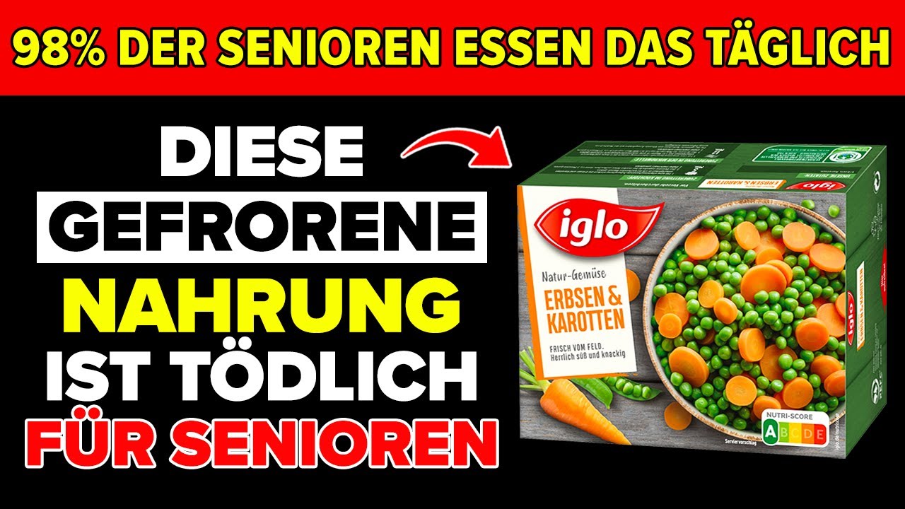 4 SCHLIMMSTE Tiefkühl-Lebensmittel, die Senioren NIE essen dürfen–und 4, die sie täglich essen MUSST