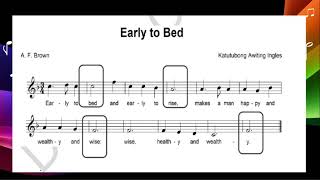 Early to Bed (Melody)