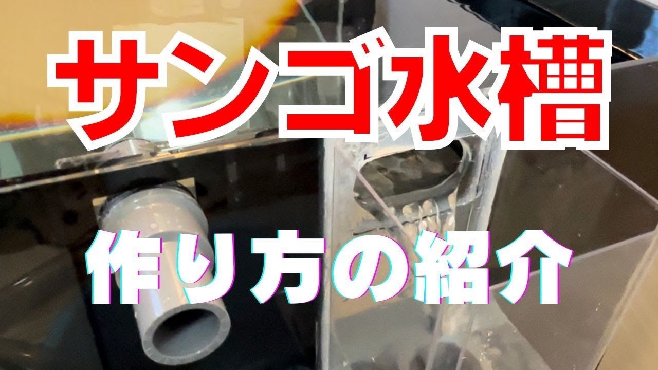 サイドフローBOX 600GPH オーバーフロー水槽自作キット - YouTube