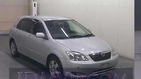 2004 TOYOTA COROLLA RUNX Z ZZE123