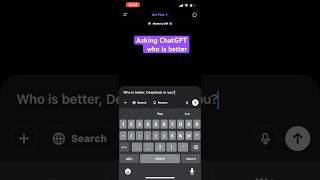 Asking ChatGPT who is better.#chatgpt #ai #deepseek #tech #technology #smartphone