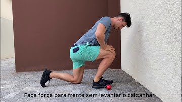 Mobilidade de tornozelo com halter ou anilha