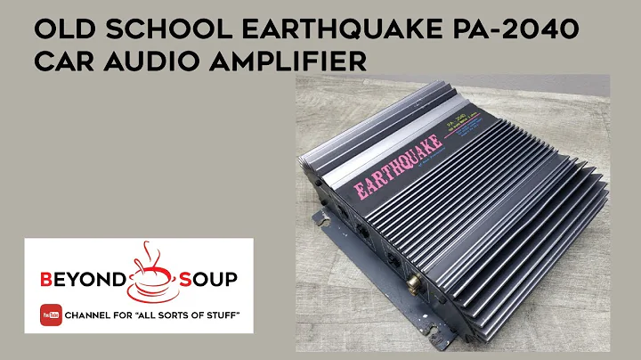 Old School Earthquake Sound PA-2040 2-Channel Car Audio Amplifier