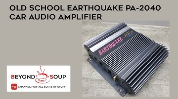 Old School Earthquake Sound PA-2040 2-Channel Car Audio Amplifier
