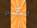 LLP VS PVT LTD - Which To Choose So You Do Not Go Jail?