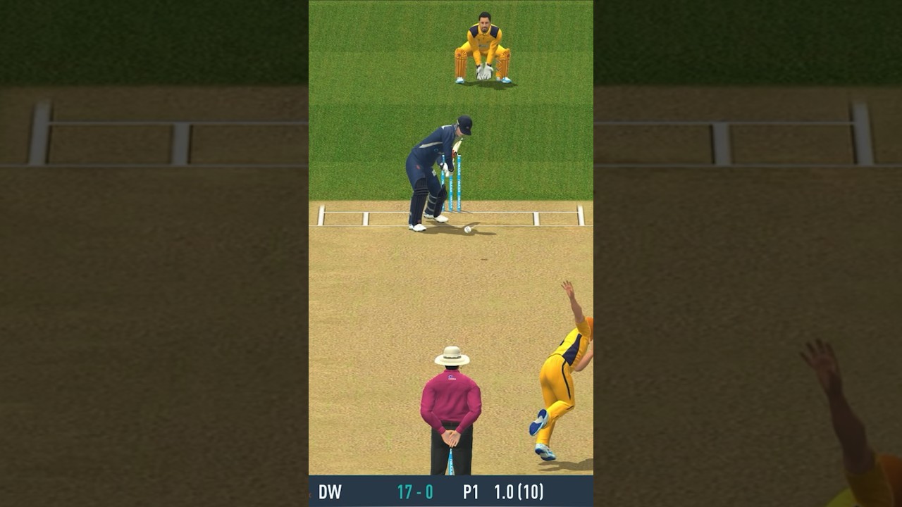 Yorker killer shot🤯 REAL CRICKET 24