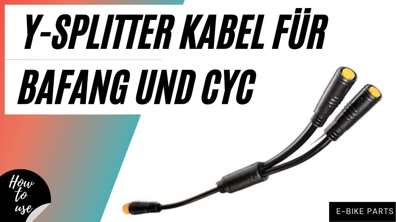 Elektrische Fahrrad Y-SPLITTER 1T2 Kabel Für Getriebe Sensor