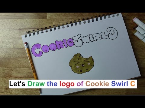 How To Draw Cookie Swirl C Logo Cookieswirlc Drawing For
