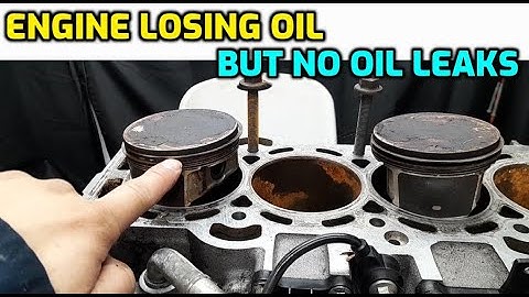 ENGINE BURNS OIL BUT NO LEAKS