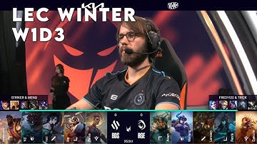 BDS vs RGE | LEC 2025 Winter Split Week 1 Day 3 | Team BDS vs Rogue