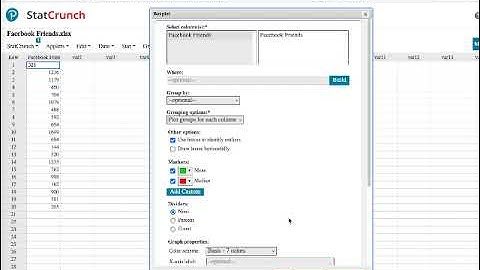 Using StatCrunch to Get Summary Statistics