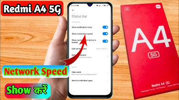 redmi a4 5g network speed setting | redmi a4 5g internet speed meter