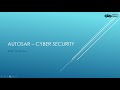 AUTOSAR | CYBER SECURITY | FUNDAMETALS OF CYBER SECURITY | BASIC OVERVIEW