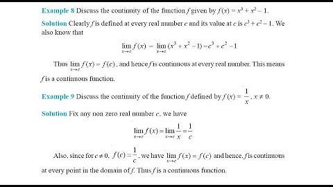 CBSE_NCERT_Grade 12 : Maths - Chapter 5: Continuity and Differentiability - Example 8 and Example 9