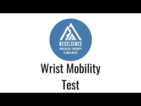 Wrist Mobility Test