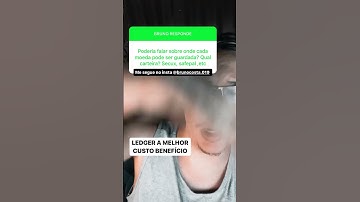 O MELHOR LUGAR PARA GUARDAR SUAS CRIPTOMOEDAS #criptomoedas #bitcoin #ethereum #matic