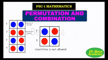 FSC-1 Mathematics PERMUTATION and COMBINATION-Cases/Formulas Part 01 (A-level)