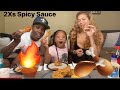 Popeyes Mukbang with 2x spicy sauce! 🔥🔥🤤